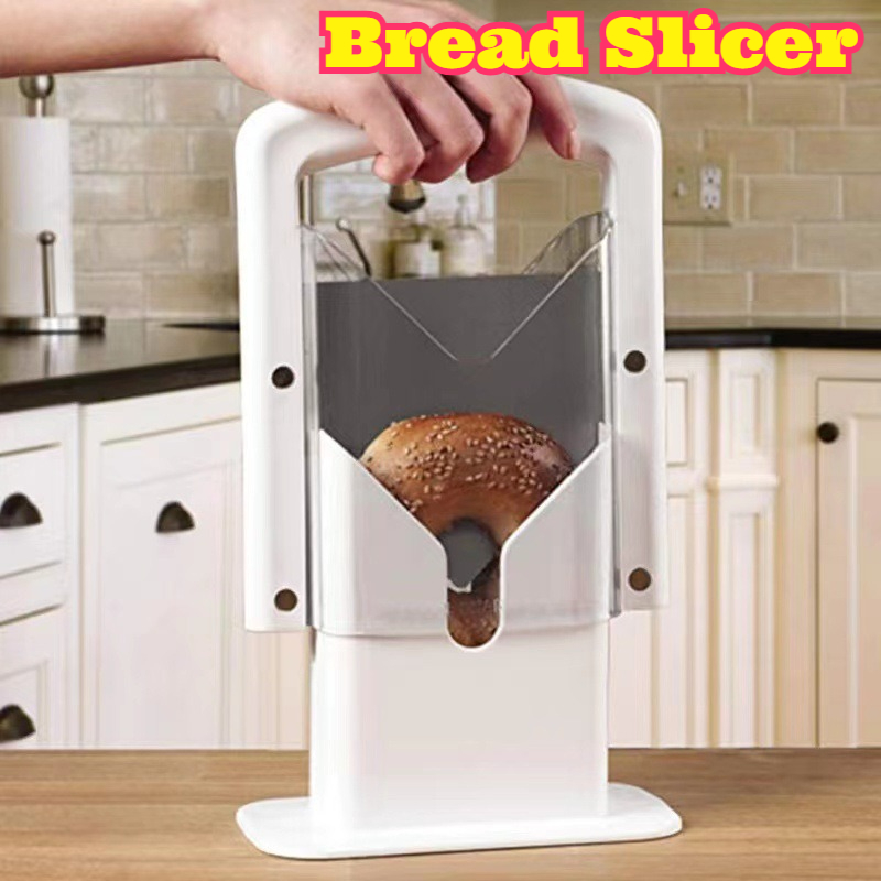 Kitchen Gadgets Guide - パン切り器 パンカッター キッチンツール 実用的な製パン道具 均一なスライスガイド 自家製パン