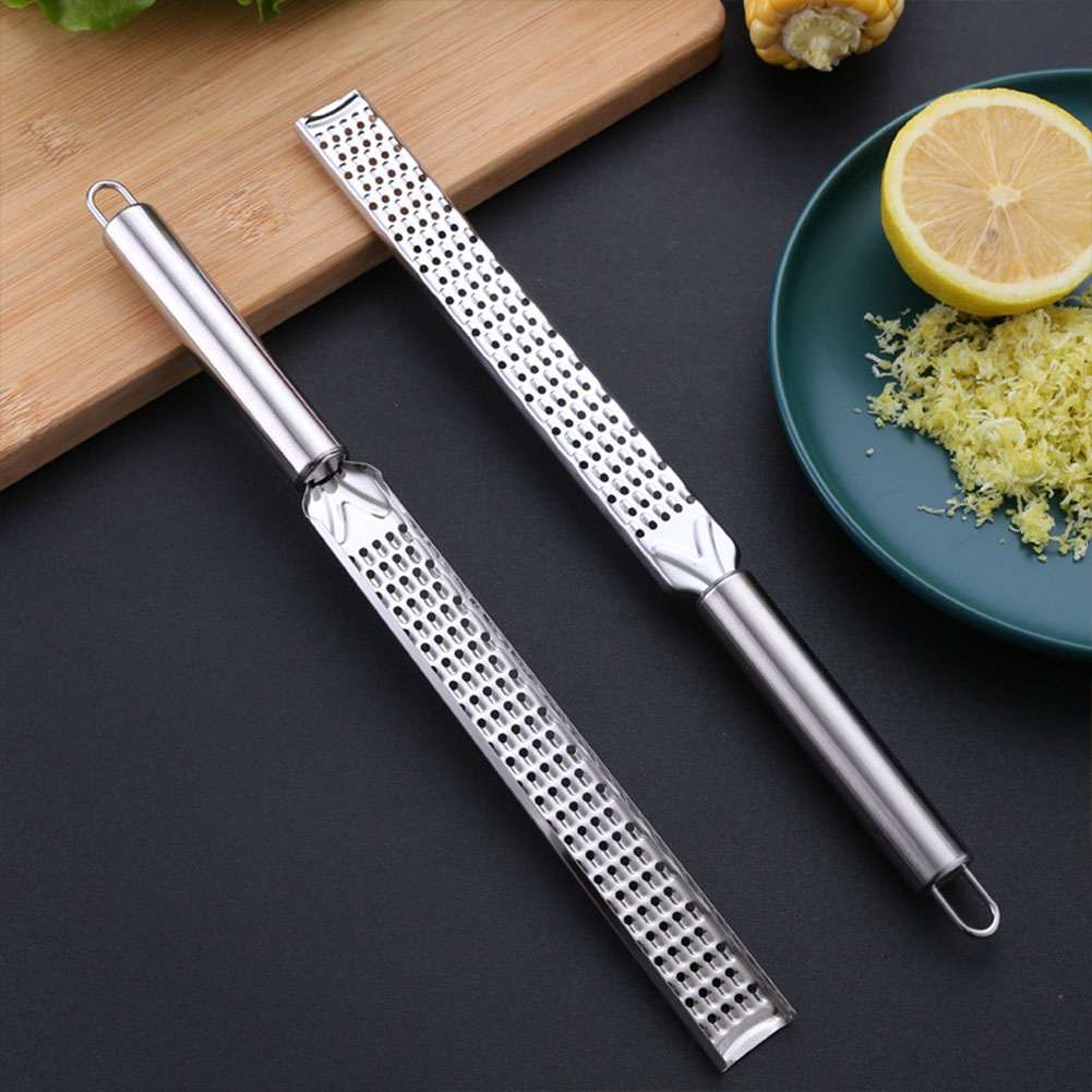 Cheese Grater Box - 20 センチメートルキッチンおろし金レモン柑橘類の皮むき器生姜ニンニクロングチョコレートおろし金チーズスパイスステンレス鋼おろし金キッチン