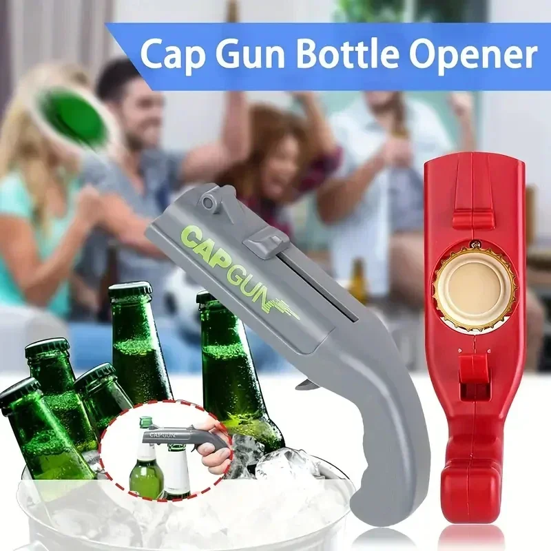 Kitchen Gadgets And Toys - ビールオープナー ボトルフライングキャップランチャー シューターパーティー ドリンクゲーム おもちゃ キッチンガジェット