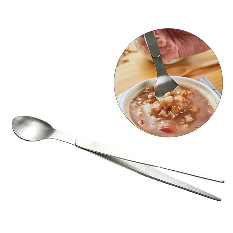 Kitchen Gadgets For Chefs - ステンレス鋼の味のスプーン,2 in 1多機能サポート,パーティー,キッチンアクセサリー,シェフの調理