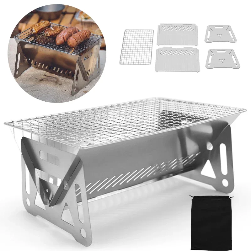 Kitchen Gadgets And Utensils - 多機能木製バーベキューグリル,キッチン用品,折りたたみ式暖房炉,キャンプ,観光バー