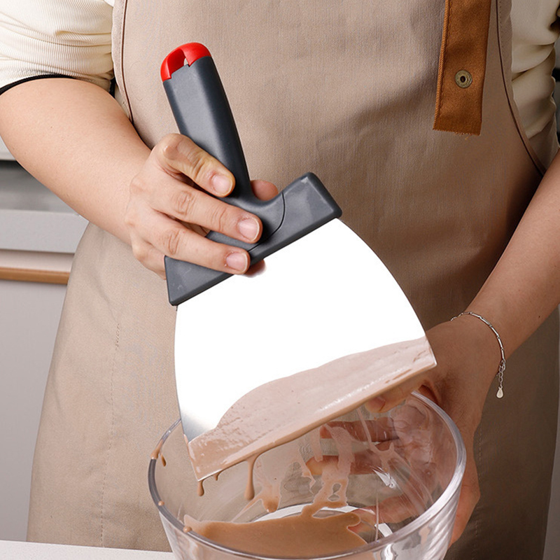 Kitchen Gadgets Everyone Needs - ステンレス鋼生地スクレーパーコーティングスパチュラチョコレートスクレーパーキッチンアクセサリーベーキングツールケーキ用キッチンガジェット