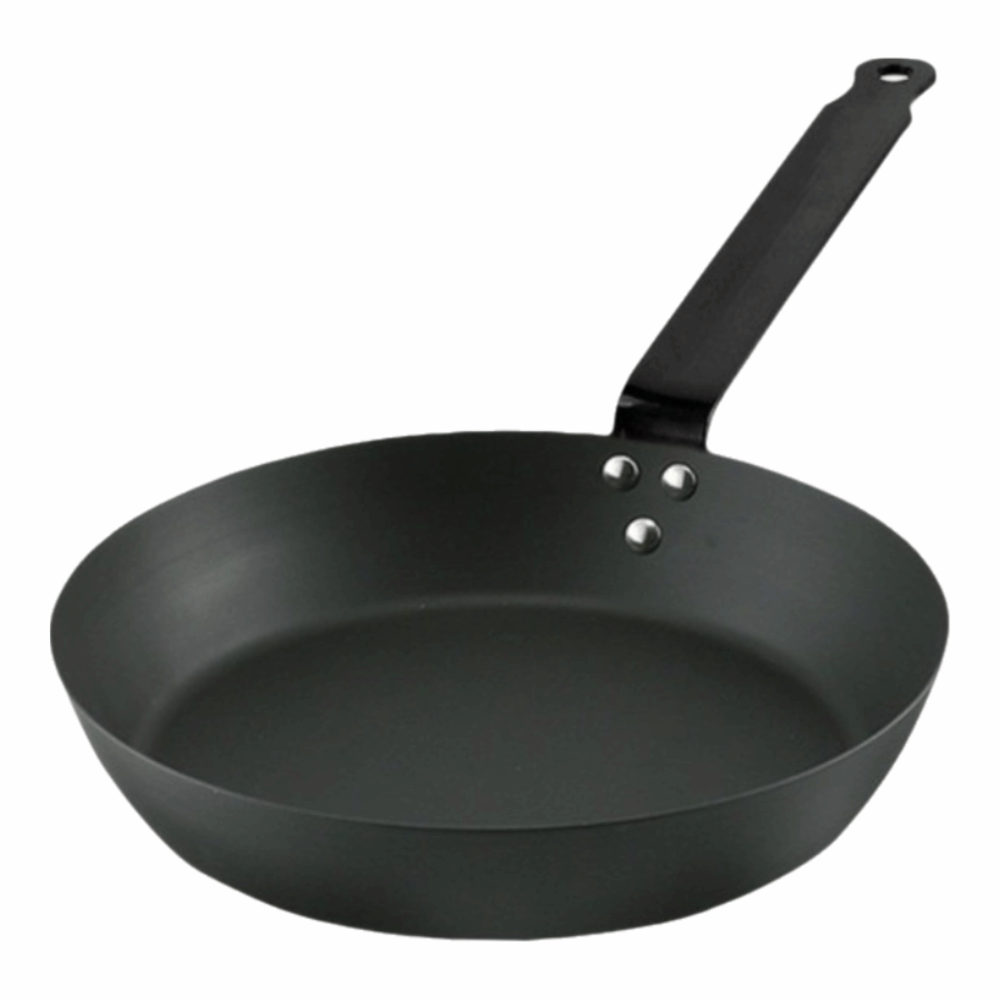 Cast Iron Skillet - 炭素鋼鋳鉄パン 無塗装 多目的ステーキフライパン キッチン調理器具 フラットオムレツパン ガス誘導調理器