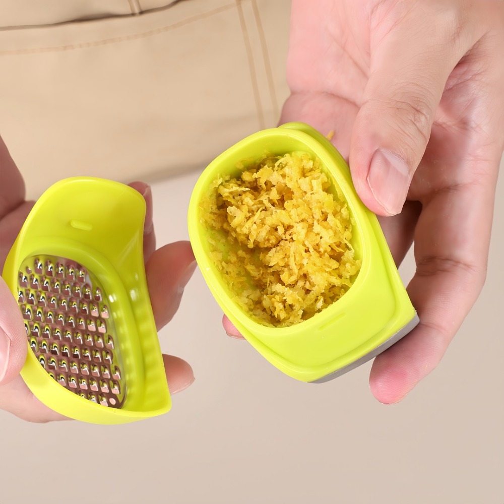 Cheese Grater Box - 円形シャープガーリックプレス耐久性のある簡単にきれいなステンレス鋼かんなツール生姜ニンニクチーズ野菜キッチンガジェット