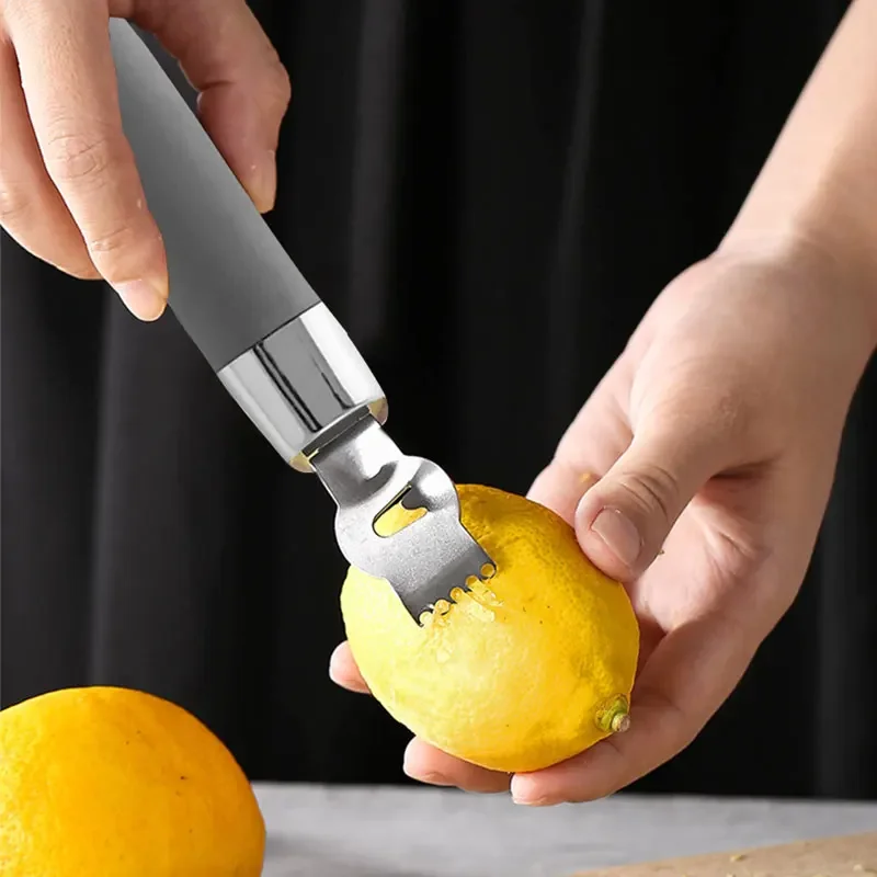 Cheese Grater Box - レモンシトラスゼスターツールチーズおろし金キッチンガジェット用ステンレス鋼の刃レモンおろし金ゼスターオレンジシトラスピーラー