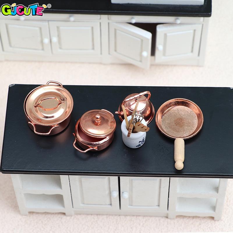 ドールハウス装飾用ミニチュアポットキット、エッグビータージャ - Kitchen Gadgets And Toys のレビューと価格