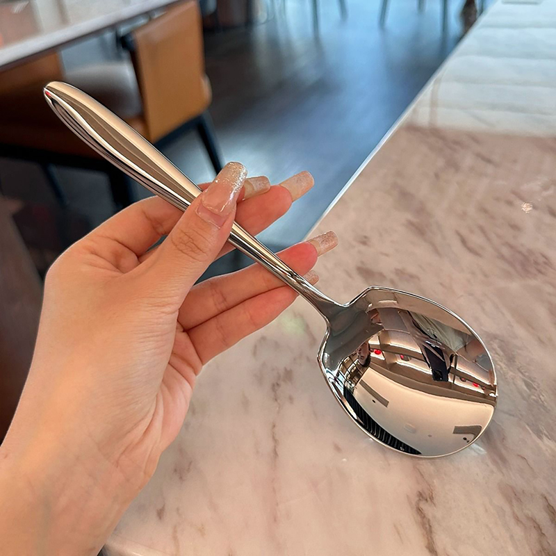 ステンレス製の金色の大きな丸いスプーン、長い柄付き、キッチン - Kitchen Gadgets Popular のレビューと価格