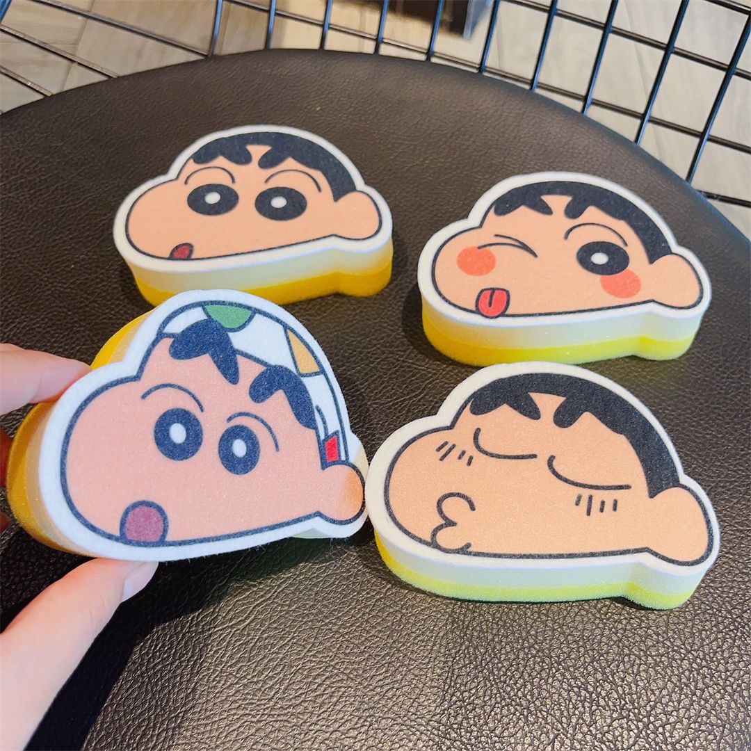 鍋やフライパンをこすり洗いするための漫画風デザインの食器洗い - Kitchen Gadgets In Japan のレビューと価格