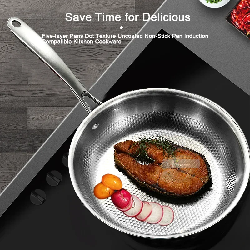 焦げ付き防止フライパン、304ステンレス鋼フライパン、卵ステ - Cast Iron Skillet のレビューと価格
