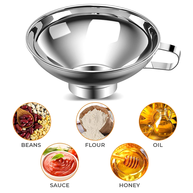 大人気2サイズステンレス製広口キャニングファンネル、サラダド - Kitchen Gadgets Popular のレビューと価格