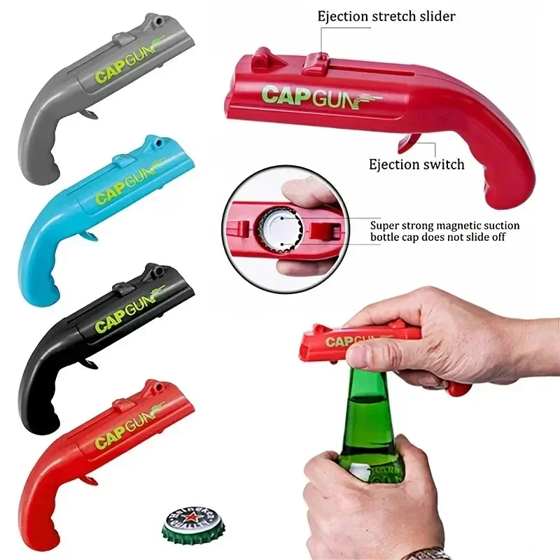 ビールオープナー ボトルフライングキャップランチャー シュー - Kitchen Gadgets And Toys のレビューと価格