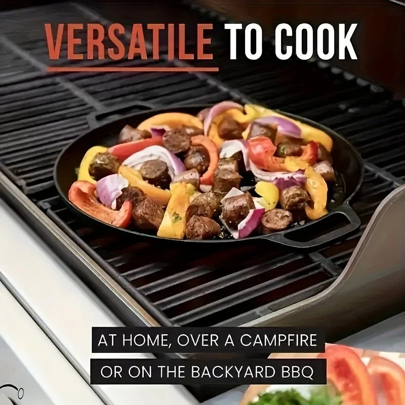 2026年新型鋳鉄製フライパン、ノンスティック加工、ピザ、卵 - Cast Iron Skillet のレビューと価格