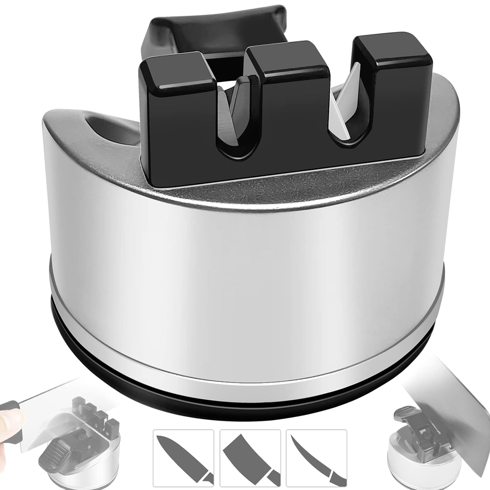 2025年新型ハンズフリー包丁研ぎ器、吸盤付きポケットナイフ - Kitchen Gadgets New 2025 のレビューと価格