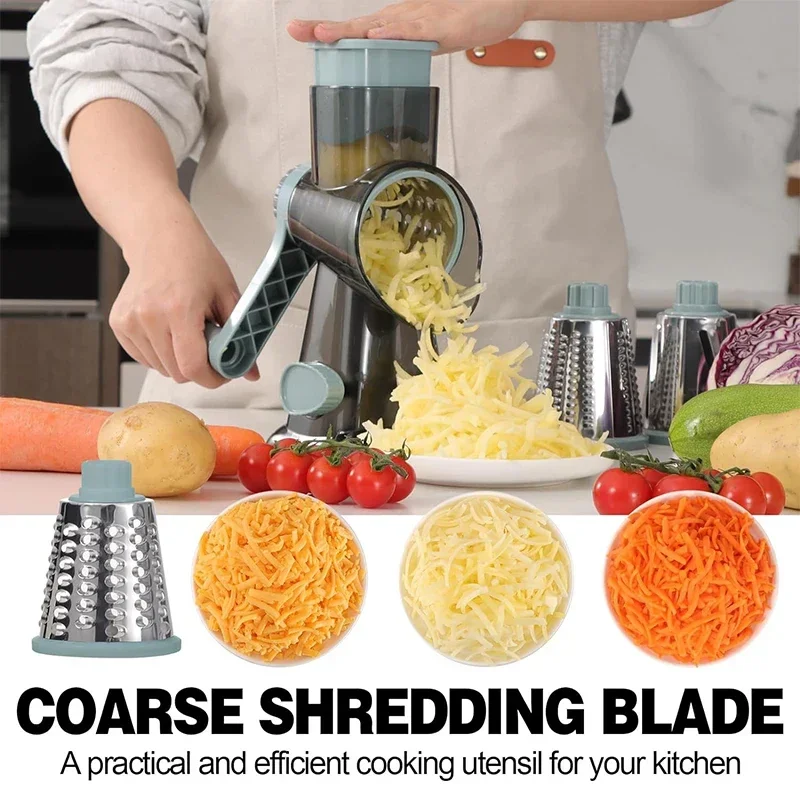 2025年式 3-in-1回転式チーズグレーター 多機能手動 - Kitchen Gadgets New 2025 のレビューと価格