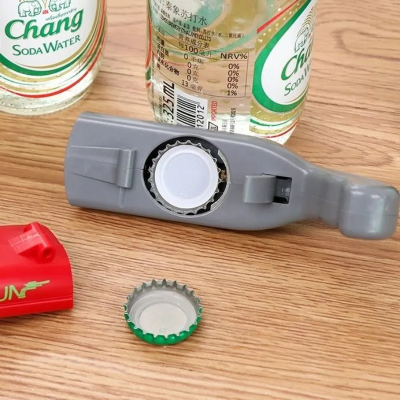創造的な缶切りスプリングカタパルトランチャーガン型バーツール - Kitchen Gadgets And Toys のレビューと価格