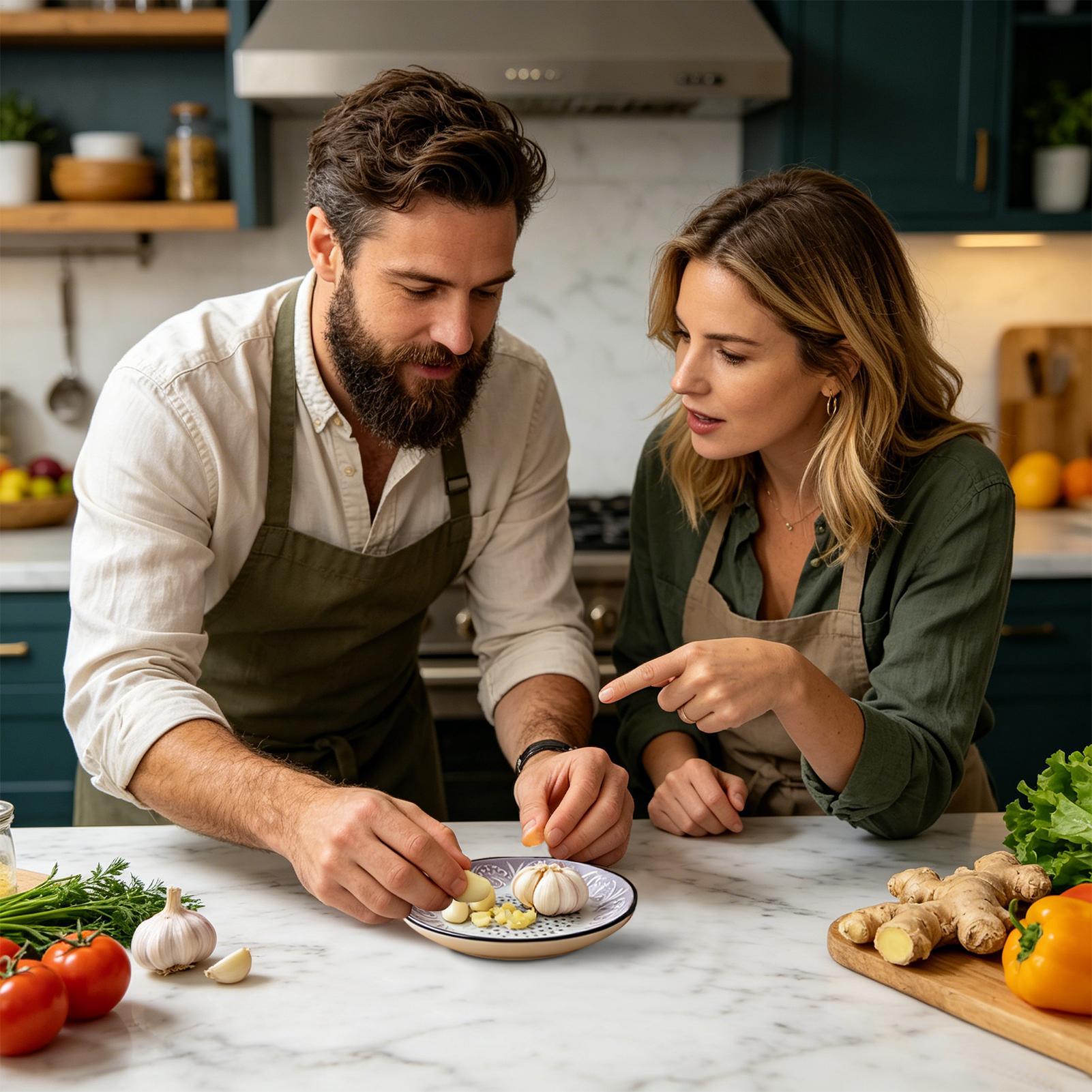 ガーリックグレーターディッシュ セラミック製 ハンドヘルド小 - Kitchen Gadgets In Spanish のレビューと価格