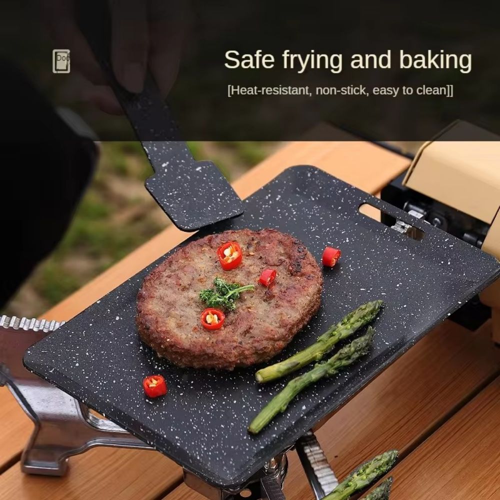F5 20*13cm BBQグリルパン、コンロ用鋳鉄グリドル - Cast Iron Skillet のレビューと価格