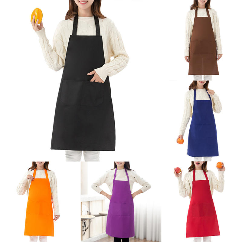 女性男性調理キッチンエプロン無地シェフウェイターコーヒーショ - Kitchen Gadgets For Women のレビューと価格