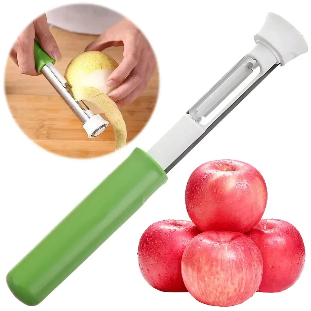 2025年新型 2in1 アップルピーラー 伸縮式ステンレス - Kitchen Gadgets New 2025 のレビューと価格