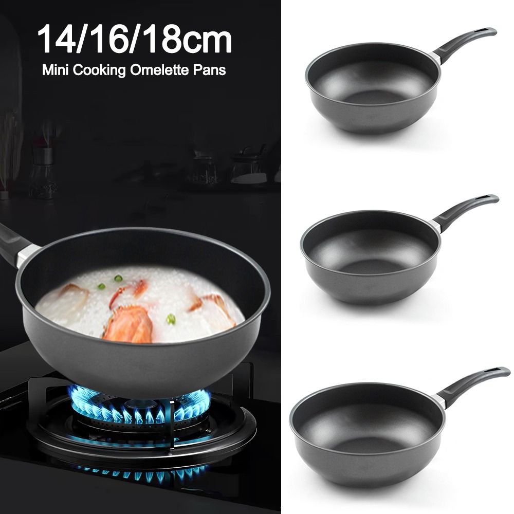 長い柄のミニ焦げ付き防止フライパン,オムレツ,鉄製パンケーキ - Cast Iron Skillet のレビューと価格