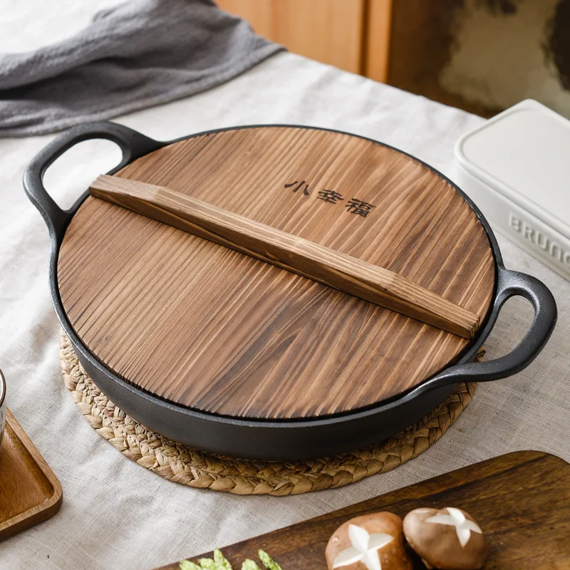 厚みのある鋳鉄製フライパン、コーティングなし、焦げ付き防止、 - Cast Iron Skillet のレビューと価格