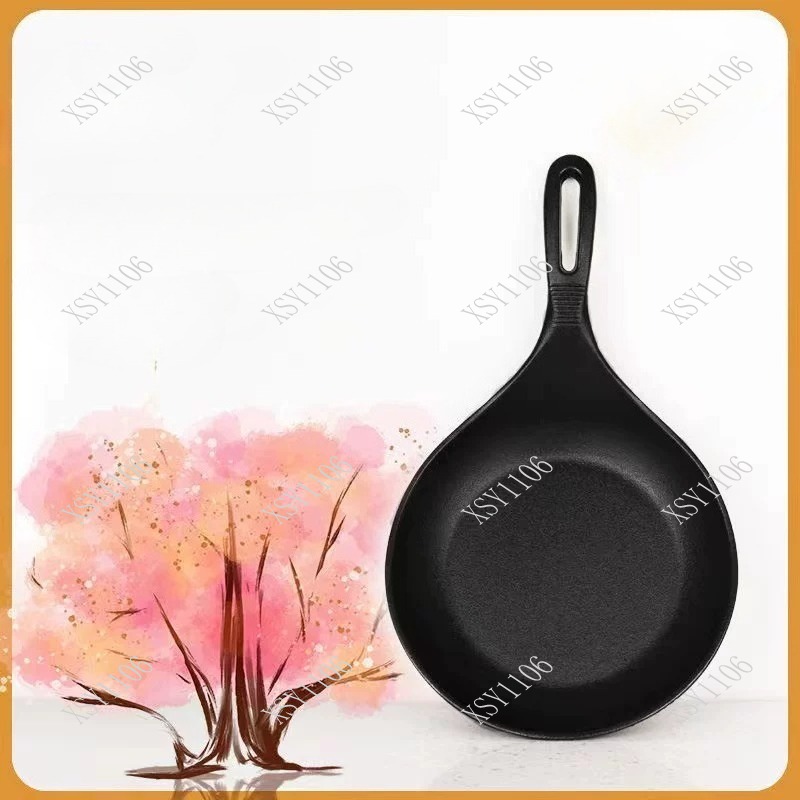 無塗装鋳鉄フライパン ロングハンドル ステーキ・オムレット用 - Cast Iron Skillet のレビューと価格