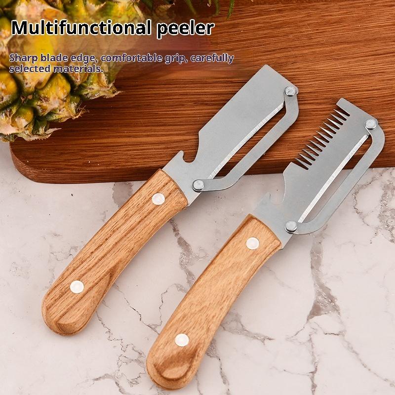 3 in 1の波刃ピーラーナイフ、野菜用多機能キッチンツール - Kitchen Gadgets For Chefs のレビューと価格