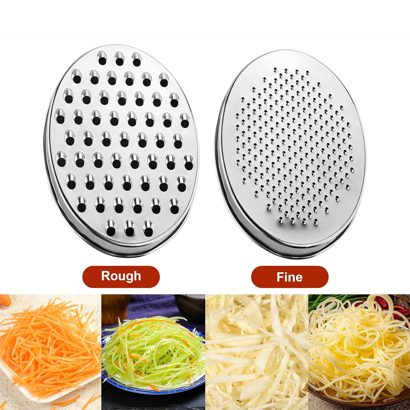 両面チーズおろし金ステンレス鋼チーズおろし金コンテナ付きポー - Cheese Grater Box のレビューと価格