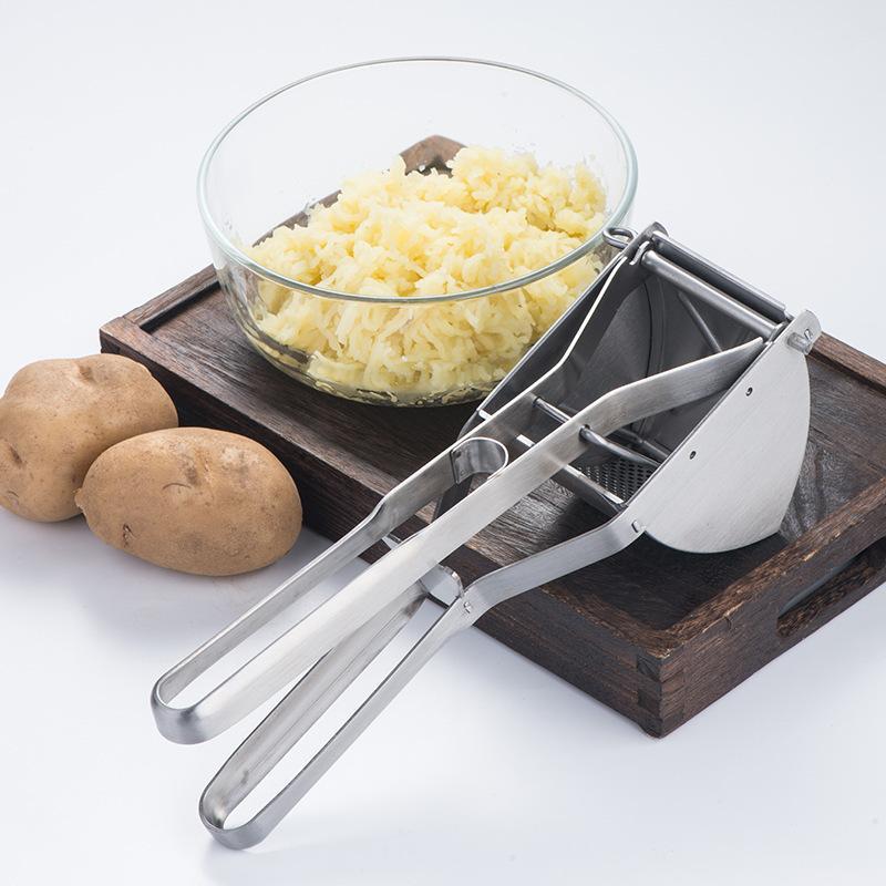 人気のベビーフードグレードのポテトライサー、ステンレス製の手 - Kitchen Gadgets Popular のレビューと価格
