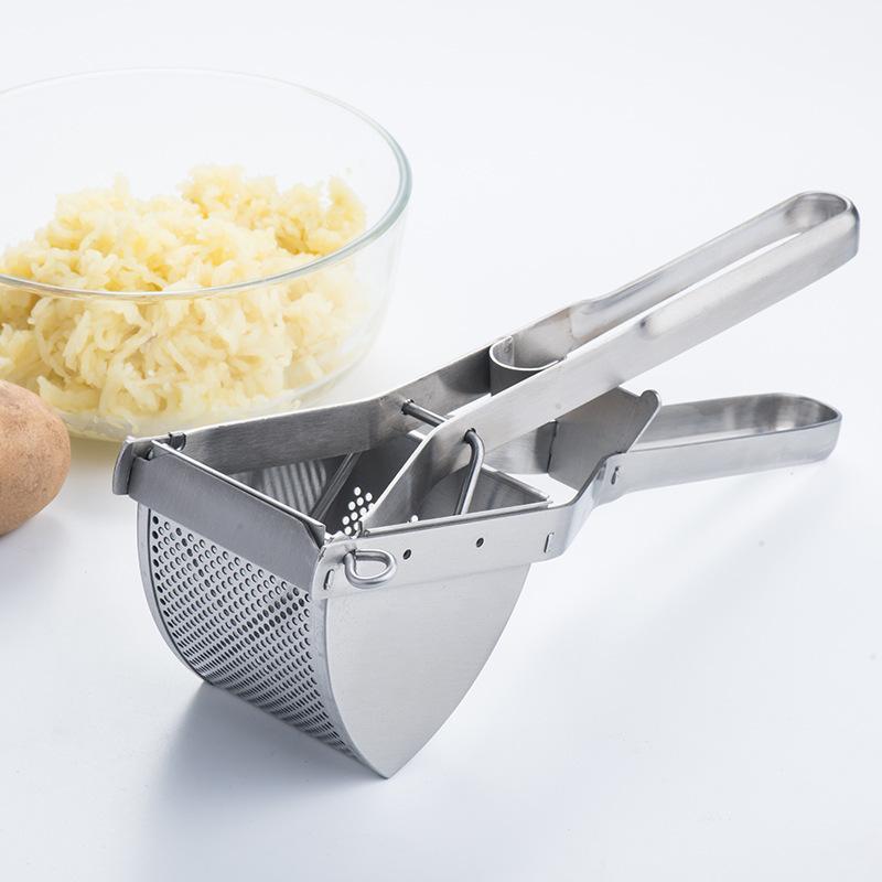 人気のベビーフードグレードのポテトライサー、ステンレス製の手 - Kitchen Gadgets Popular のレビューと価格