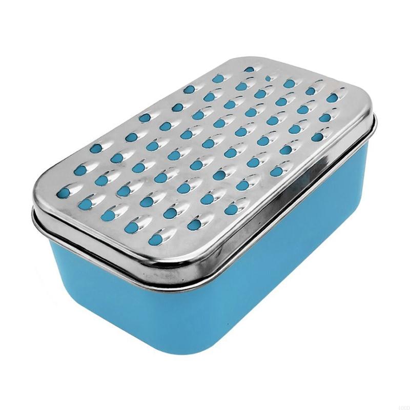 400dチーズのおろし、食品貯蓄者コンテナ2 in1フルーツ - Cheese Grater Box のレビューと価格