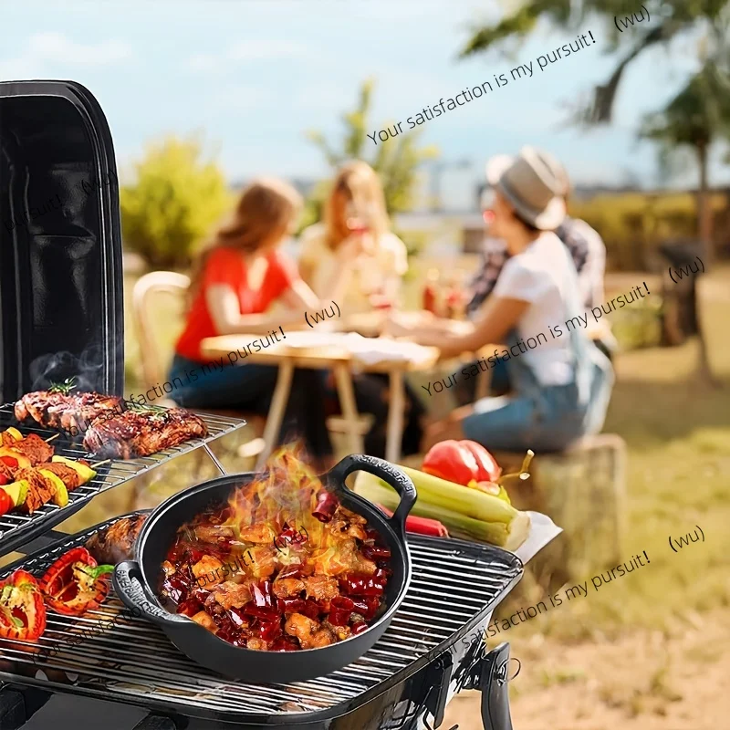 ミニ鋳鉄製スキレット、両手ハンドル付き - ノンスティック加 - Cast Iron Skillet のレビューと価格