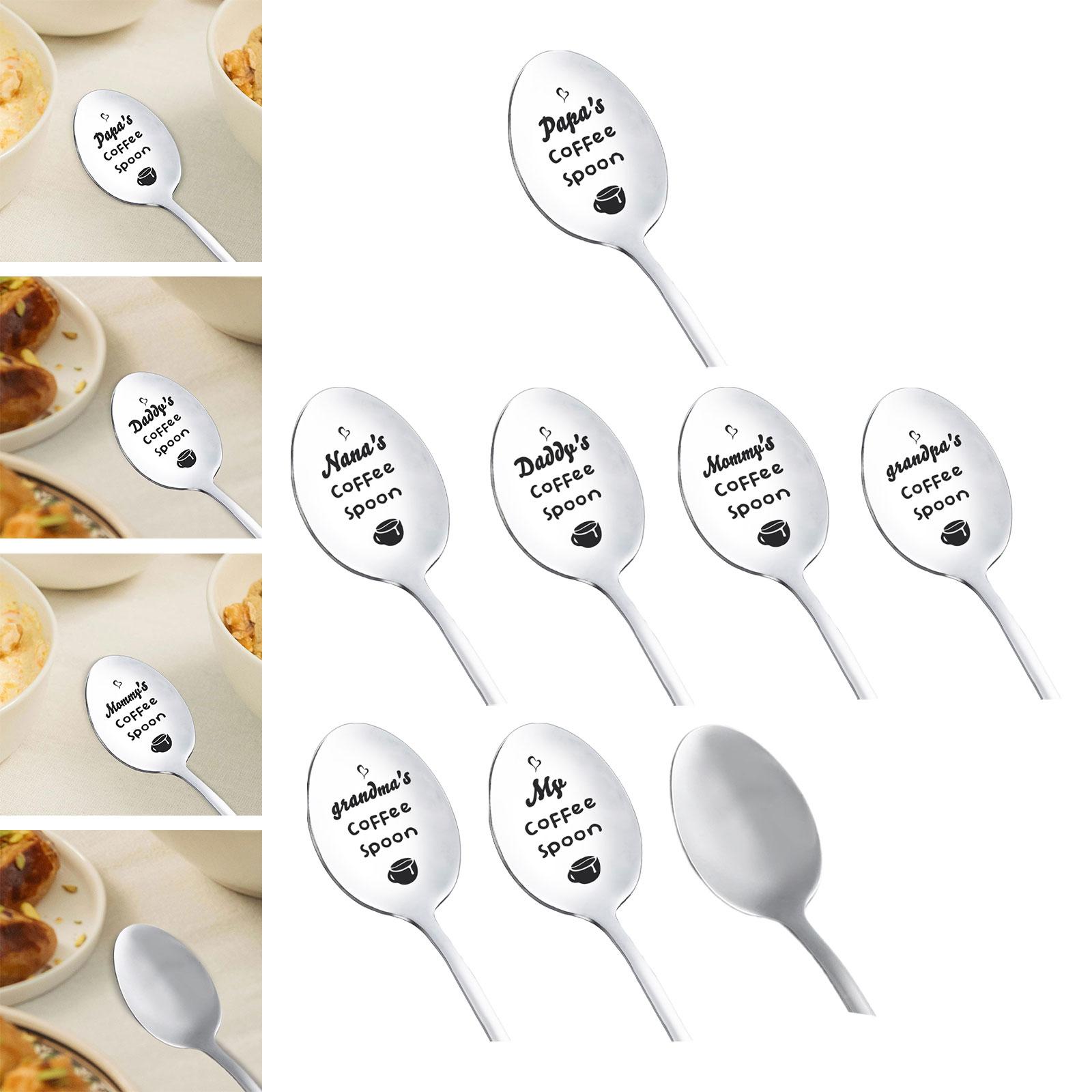 刻印入りステンレス製調理用スプーン、ロングハンドルスープレー - Kitchen Gadgets For Dad のレビューと価格