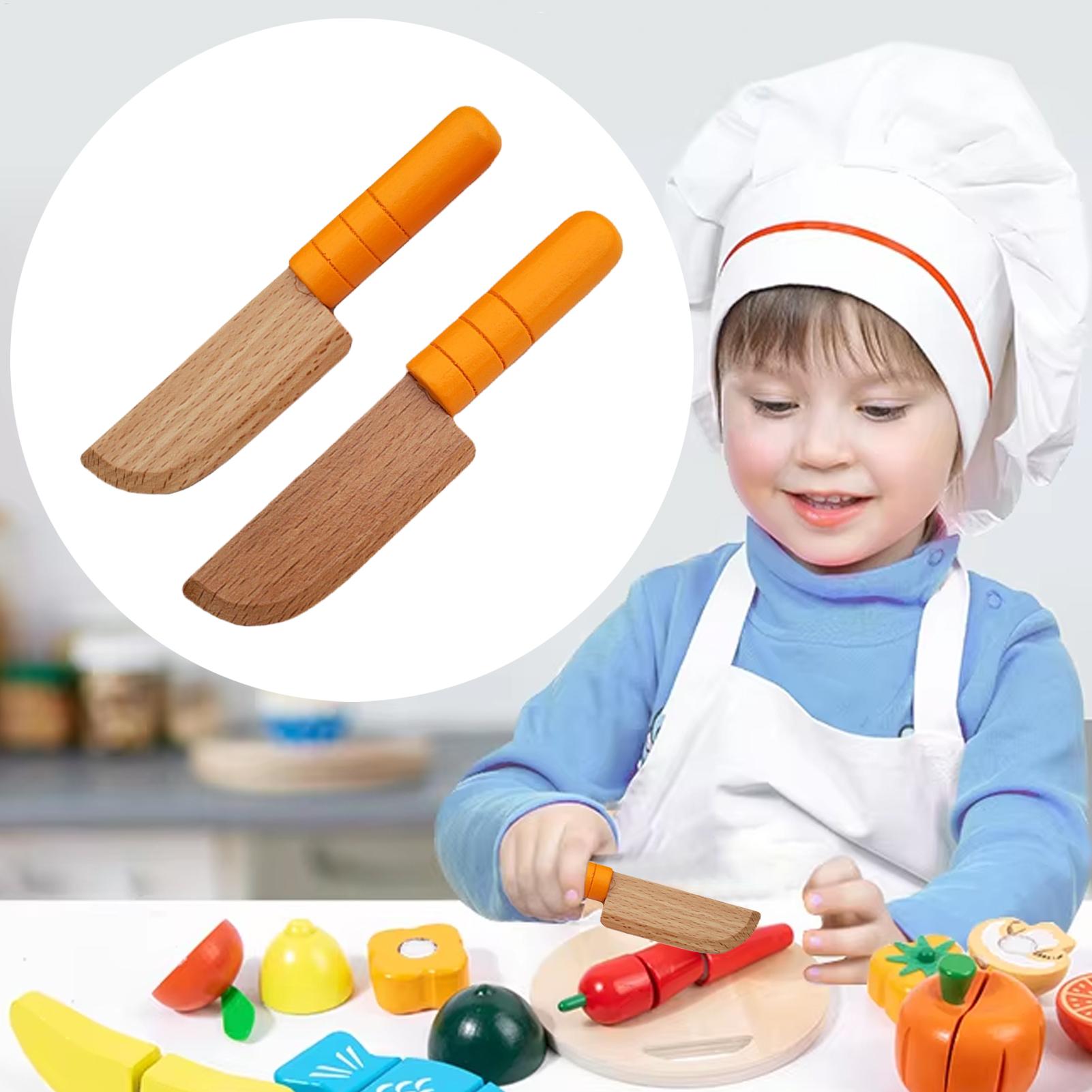 幼児カッター調理おもちゃ子供木製カッター早期学習ゲーム男の子 - Kitchen Gadgets And Toys のレビューと価格