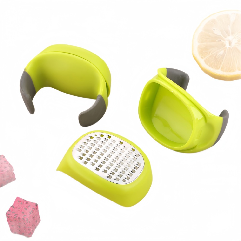 円形シャープガーリックプレス耐久性のある簡単にきれいなステン - Cheese Grater Box のレビューと価格