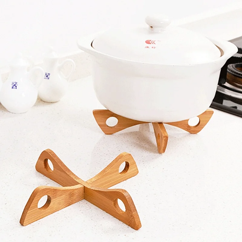 クロストレイホルダー木製取り外し可能なテーブルマット抗熱スチ - Kitchen Gadgets In Japan のレビューと価格