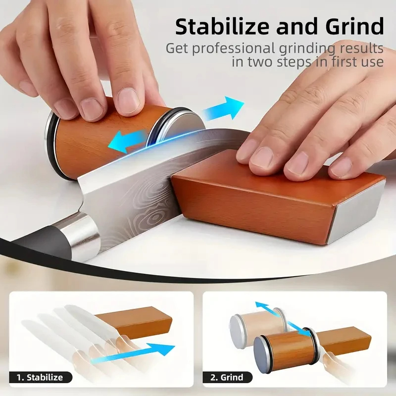 ホームシェフ キッチン用回転式ナイフシャープナー 磁気式 1 - Kitchen Gadgets For Chefs のレビューと価格