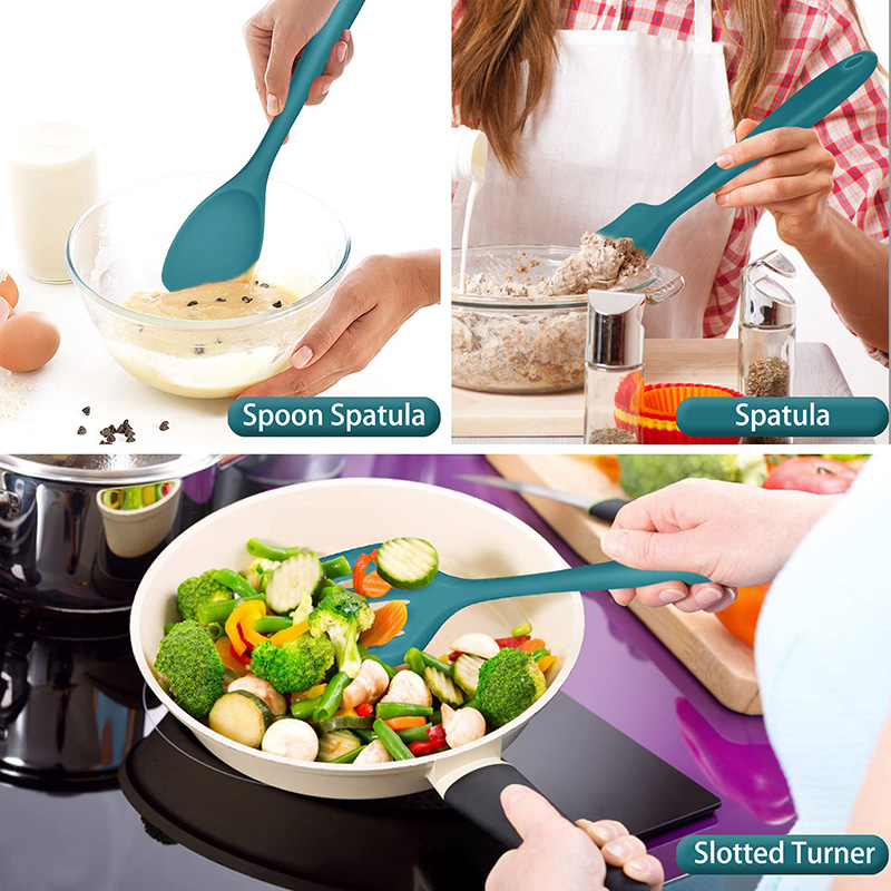 シリコン調理器具セット、基本的なキッチン用品、焦げ付き防止調 - Kitchen Gadgets And Utensils のレビューと価格