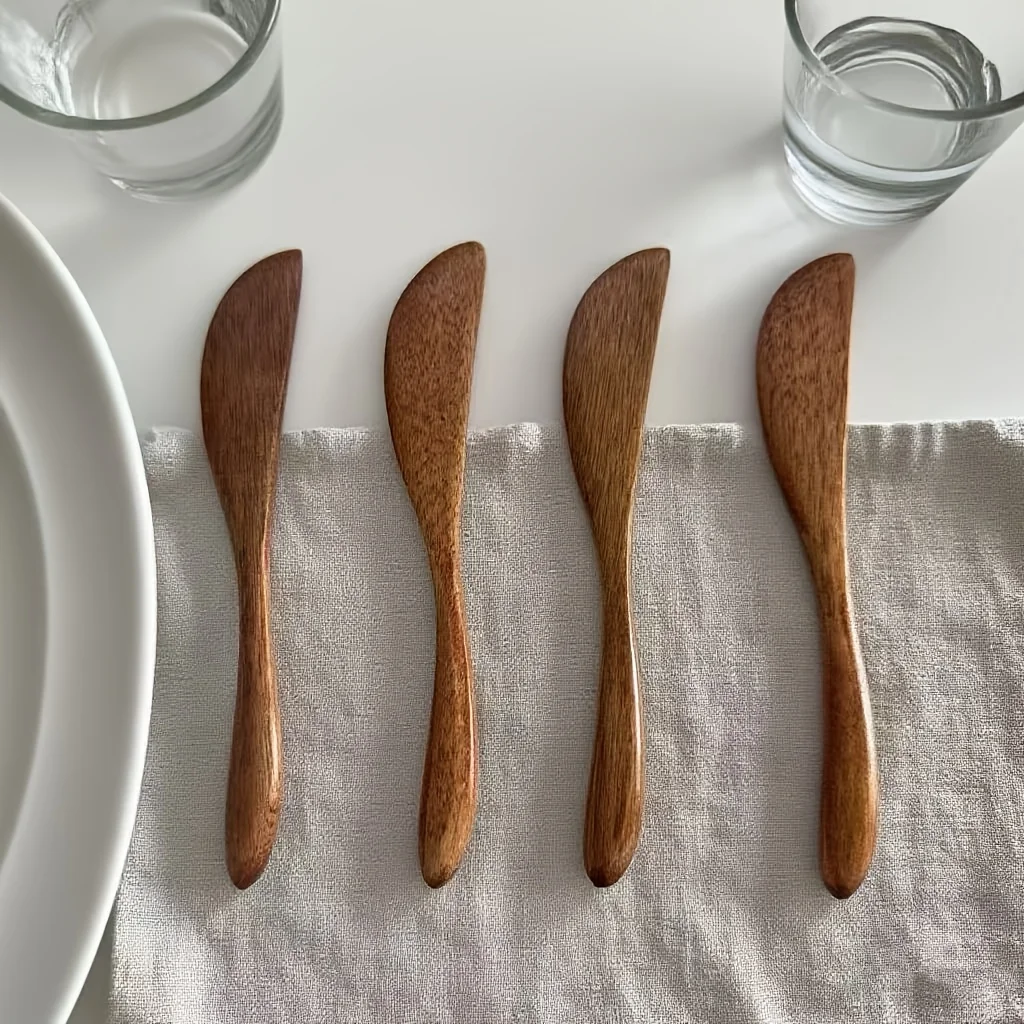 1Pc 木製マーマレードナイフ日本バタースパチュラディナーナ - Kitchen Gadgets In Japan のレビューと価格
