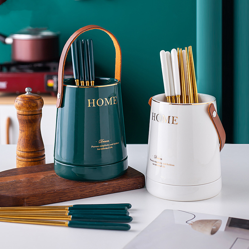 アクセサリー器具コンテナホルダーセラミックキッチンカトラリー - Kitchen Gadgets In Japan のレビューと価格