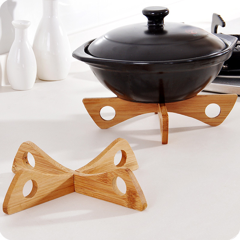 クロストレイホルダー木製取り外し可能なテーブルマット抗熱スチ - Kitchen Gadgets In Japan のレビューと価格