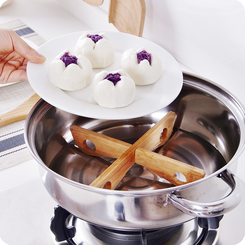 クロストレイホルダー木製取り外し可能なテーブルマット抗熱スチ - Kitchen Gadgets In Japan のレビューと価格