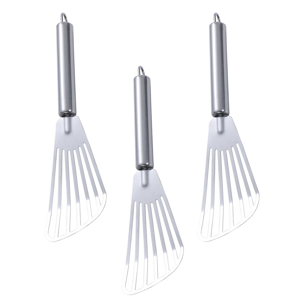 3 個ステンレス鋼スパチュラステーキフライ魚用スロット付きタ - Kitchen Gadgets And Utensils のレビューと価格