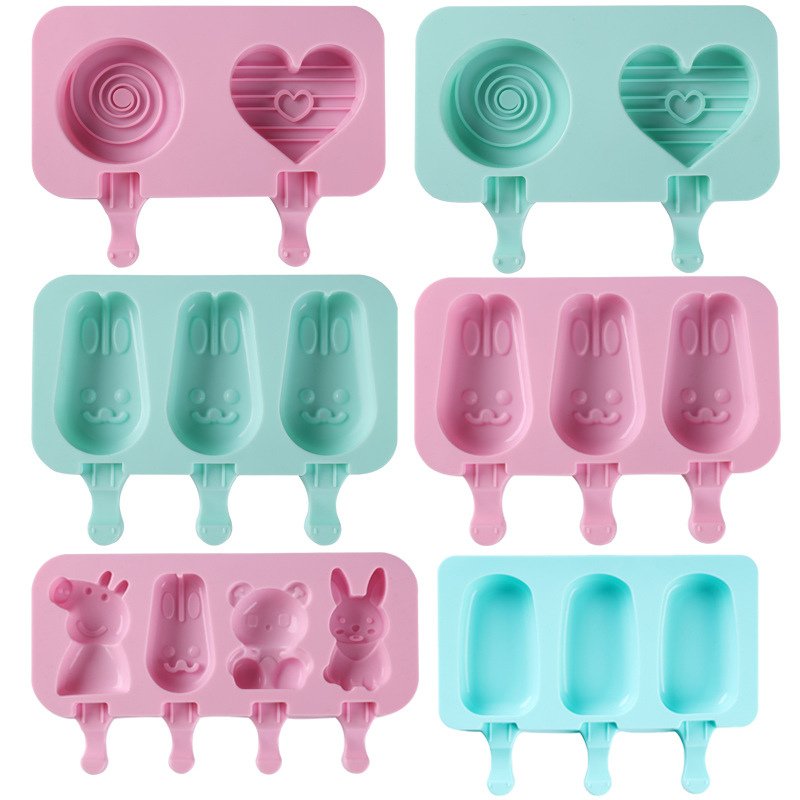 2025年新発売 アイスクリームシリコンモールド 愛＆動物型 - Kitchen Gadgets New 2025 のレビューと価格