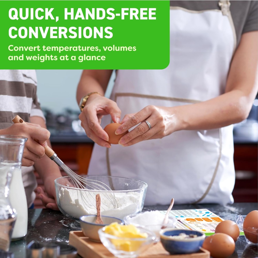 キッチン測定換算表マグネット ベーキング・クッキング用 6x - Kitchen Gadgets For Chefs のレビューと価格