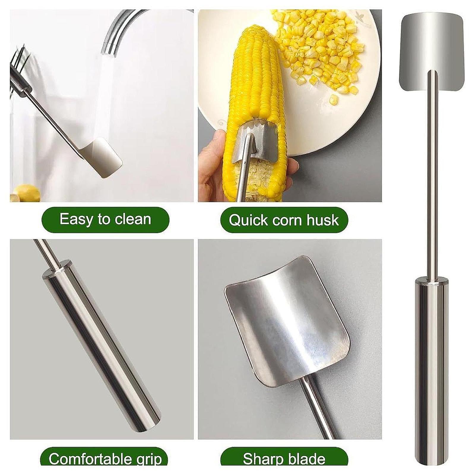 手動コーンピーラー コーンストリップ 省力 人間工学に基づい - Kitchen Gadgets For Chefs のレビューと価格