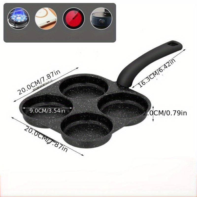 卵焼きフライパン ノンスティックパンケーキパン 4カップ調理 - Cast Iron Skillet のレビューと価格