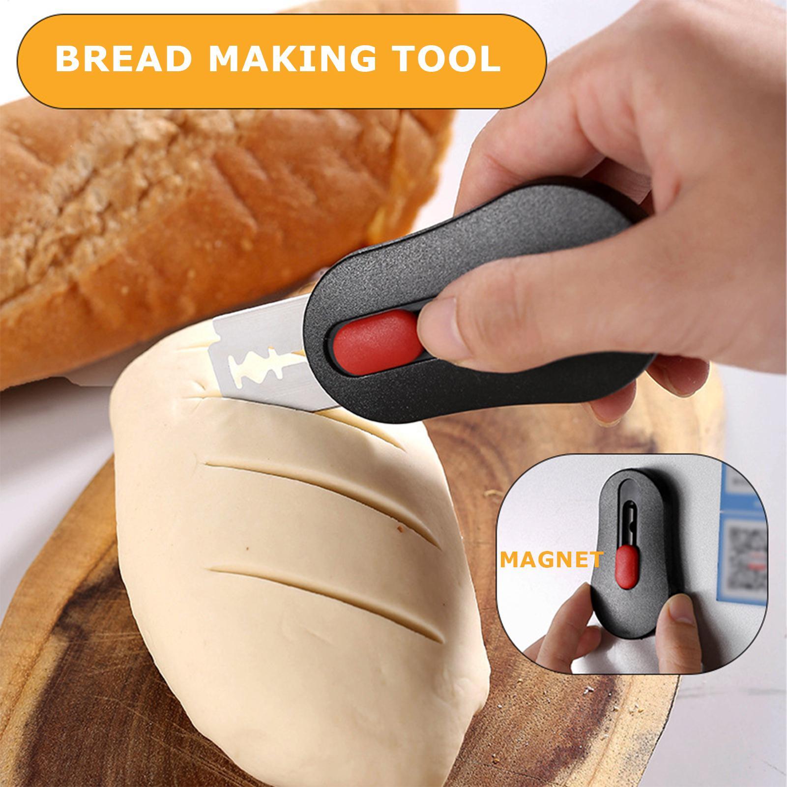 パン用スコアリングツール、サワードウ生地カッター、5枚刃付き - Kitchen Gadgets For Women のレビューと価格