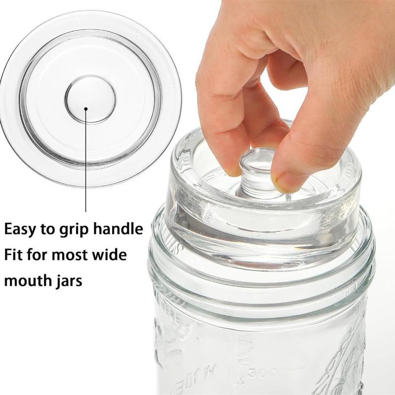 人気の1個入り発酵ガラス重し付き広口瓶蓋付きキッチンガジェッ - Kitchen Gadgets Popular のレビューと価格